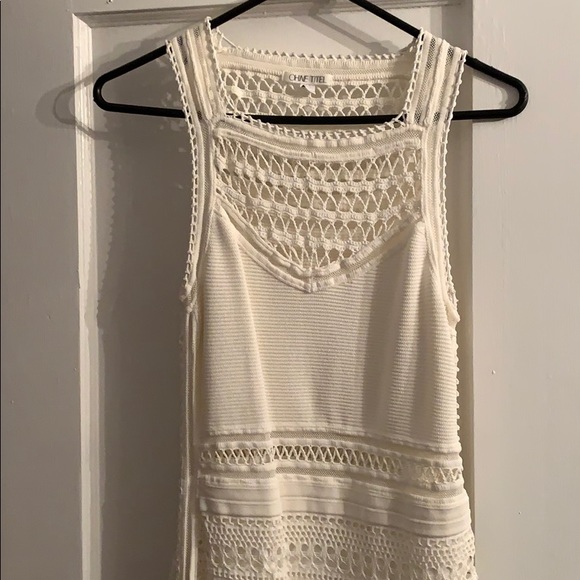 Ohne Titel Dresses & Skirts - White Knit Bandage Summer Dress